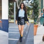 What To Wear With A Leather Skirt