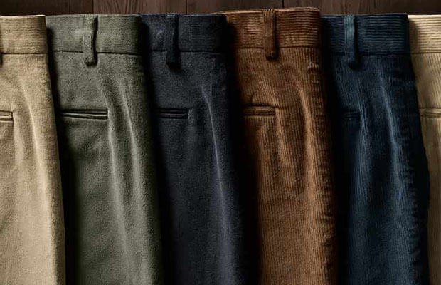 Cheap Men Corduroy Cord Trousers Stretch Straight Pants Casual Loose High  Waist Retro Pants | Joom