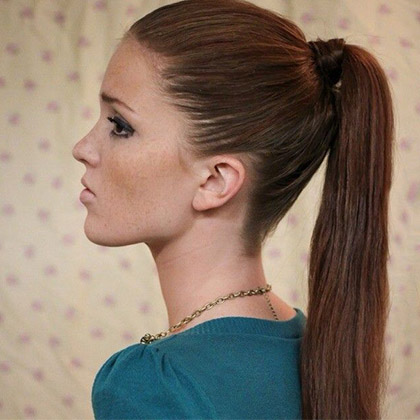 Basic High Ponytail