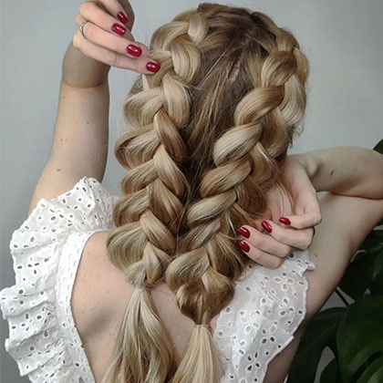Fancy Braided Pigtails