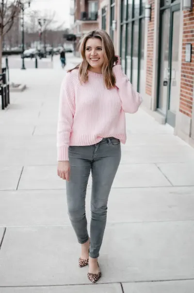 Gray and Pink