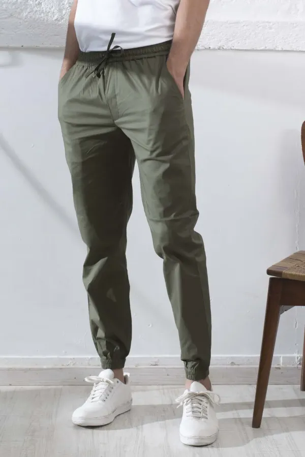 Olive Green Jogger Pants