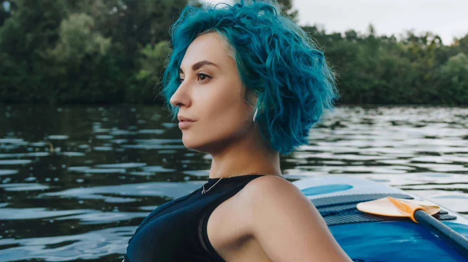 Turquoise Hair