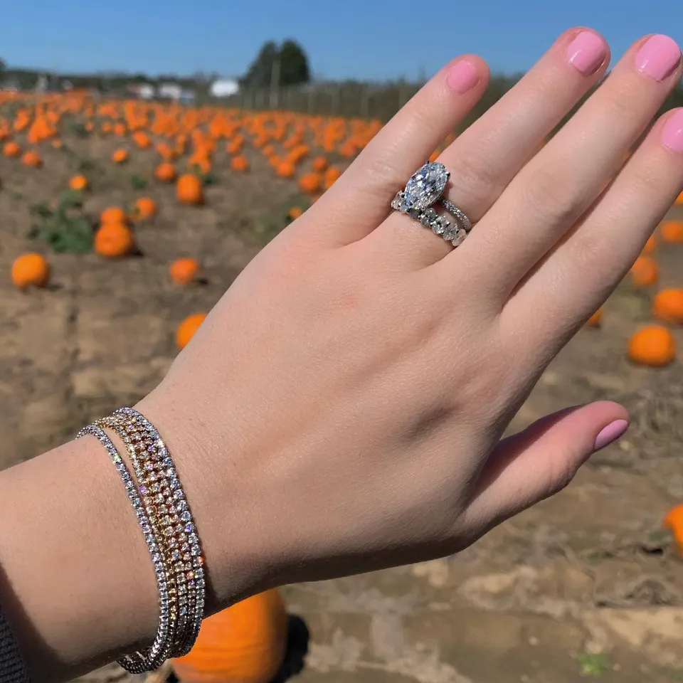 How to Wear a Tennis Bracelet