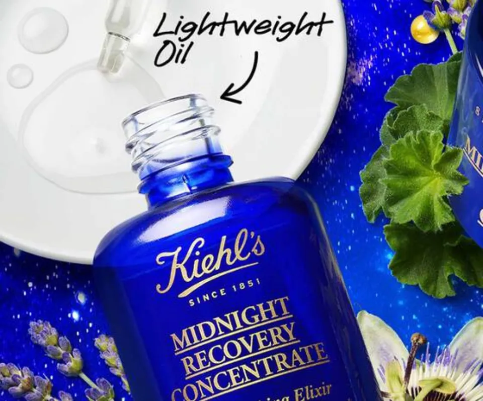 Kiehl's Midnight Recovery Concentrate Moisturizing Face Oil