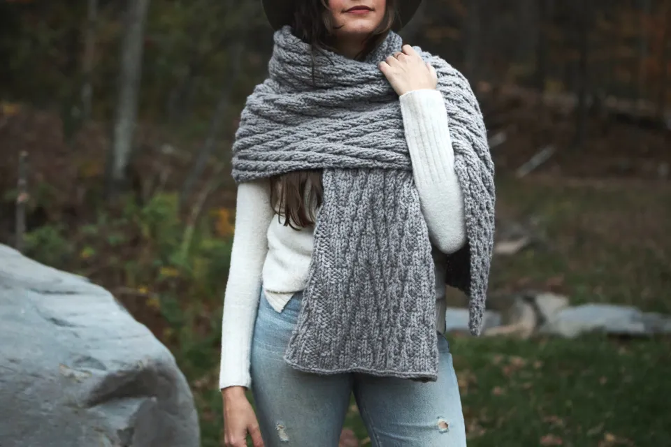 Tie a Blanket Scarf