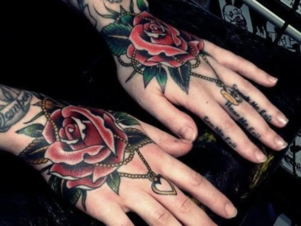 What Does a Rose Tattoo on the Hand Mean