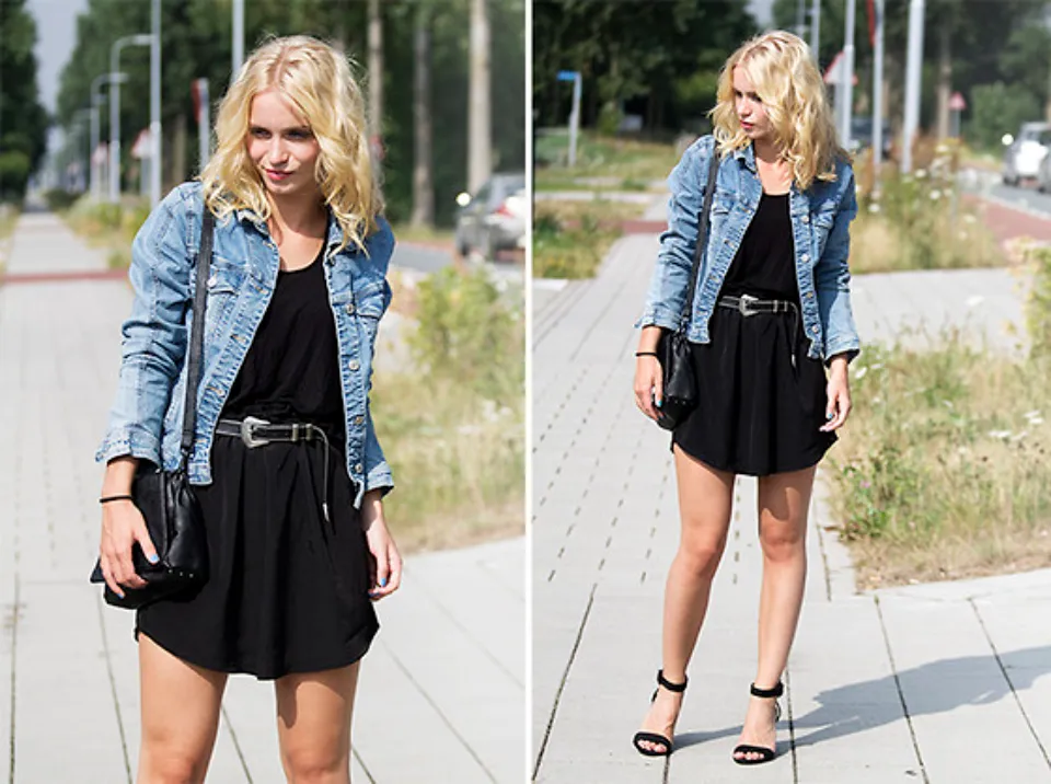 How to Style Black Skirt