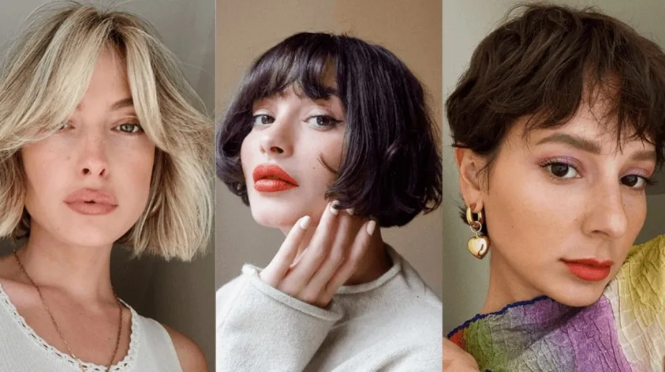 How to Style Short Bangs