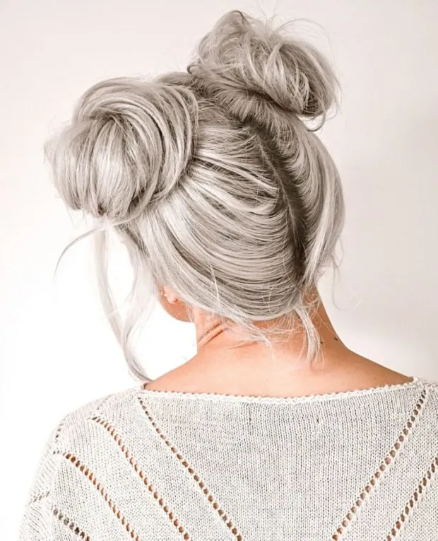 Messy Space Buns