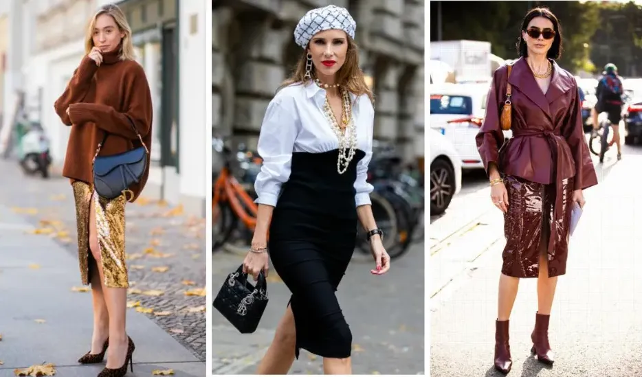 what to wear with a pencil skirt