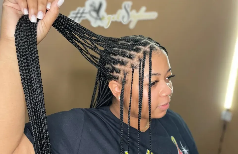 25 Easy And Elegant Small Box Braids Hairstyles to Try in 2023