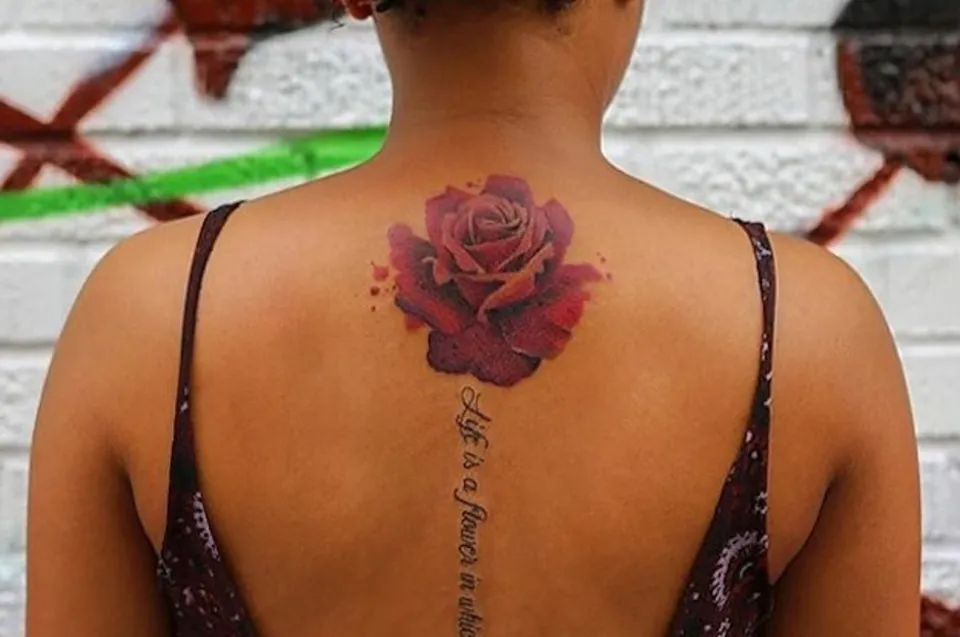 24 Spine Tattoo Designs For Strong Women  Psycho Tats