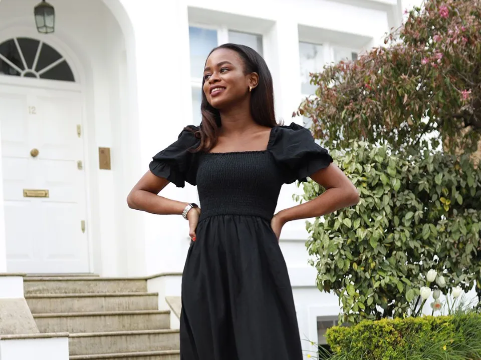 How to Style Black Midi Dress