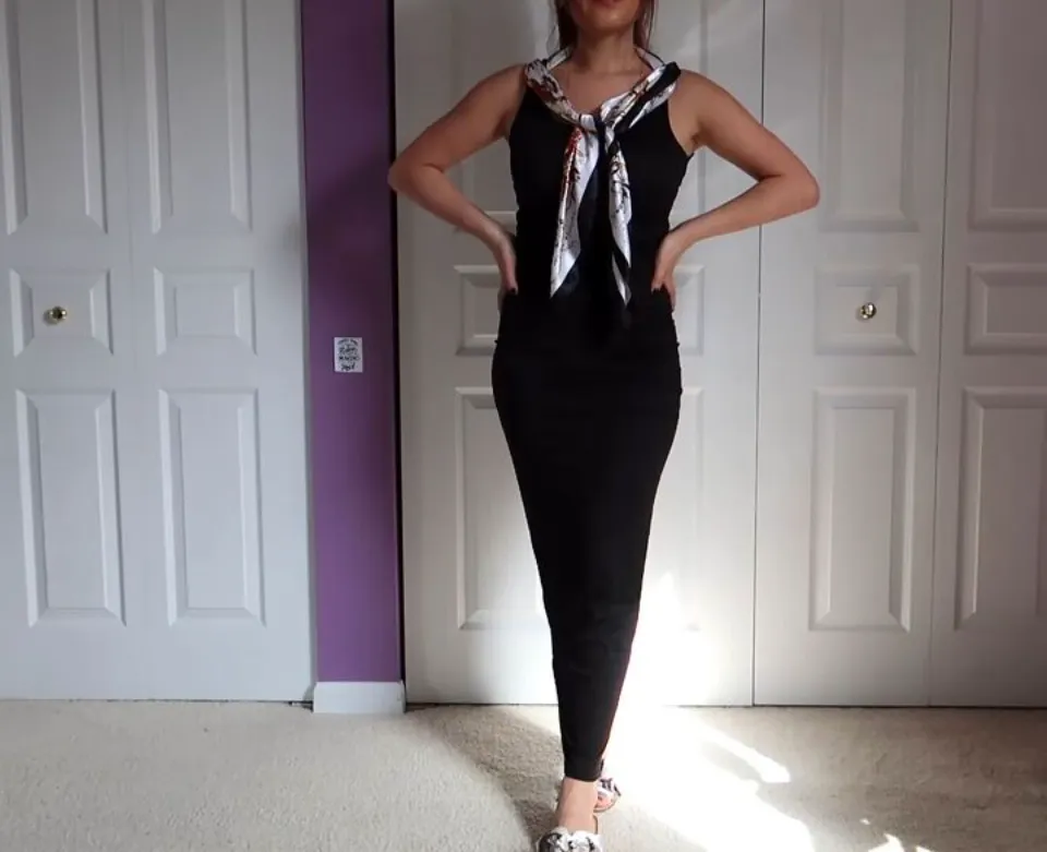 How to Wear a Black Maxi Dress
