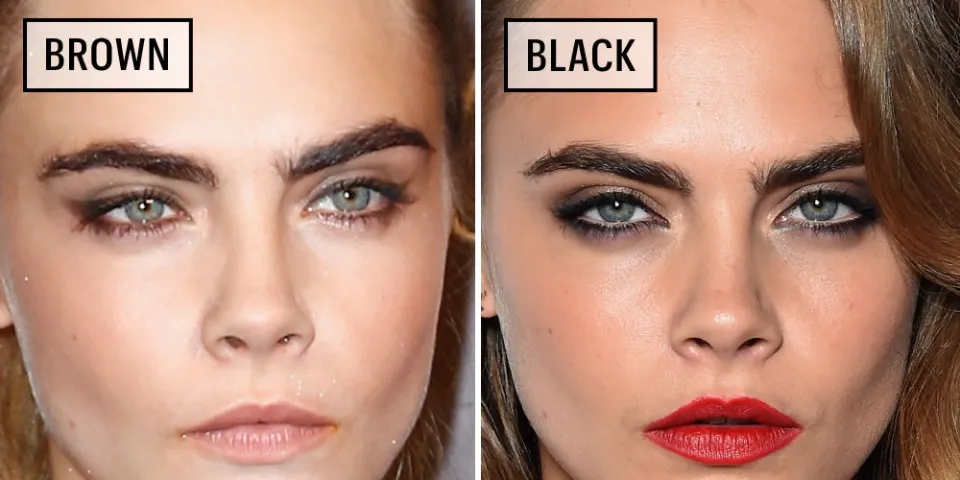 black or brown eyeliner