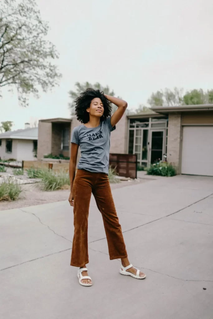 what to wear with corduroy pants