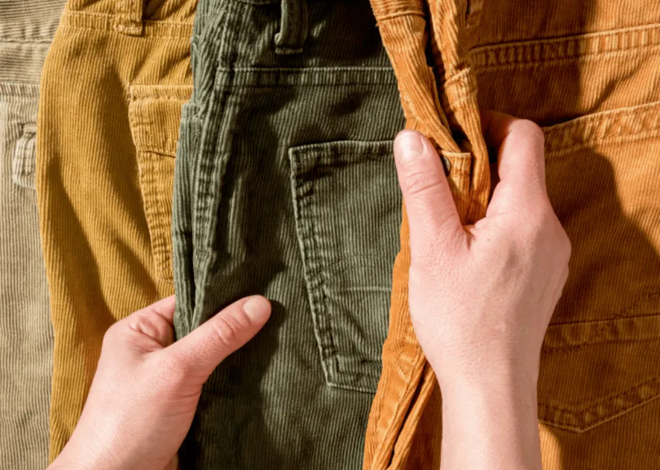 what to wear with corduroy pants female