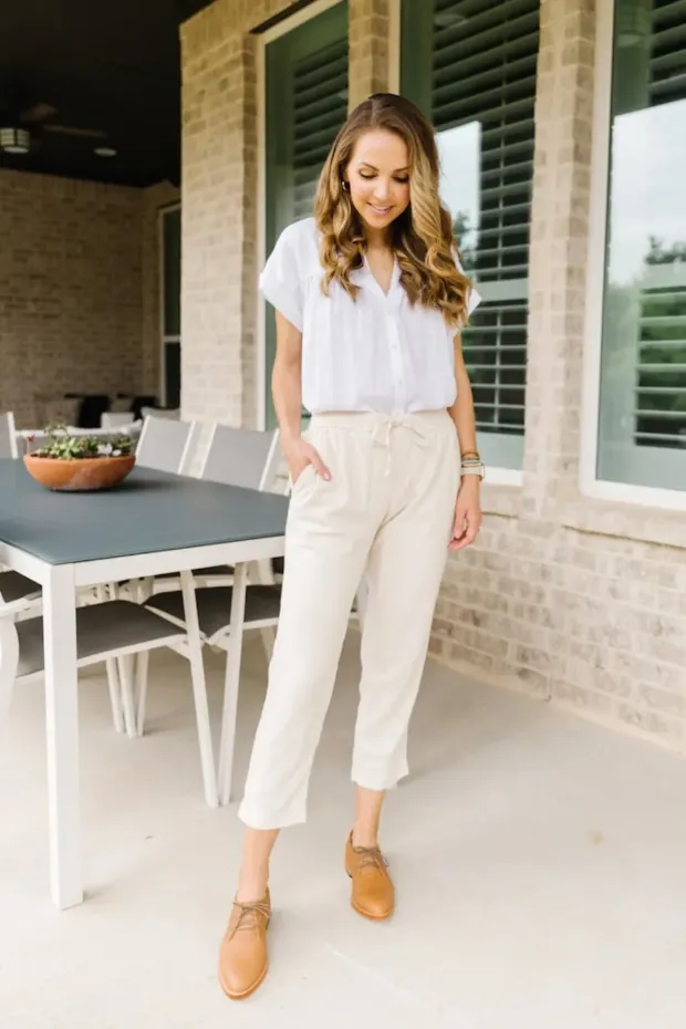 What to Wear With Linen Pants
