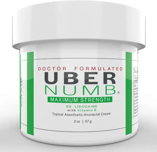 UBER NUMB MAXIMUM STRENGTH Topical Anesthetic-Anorectal Cream